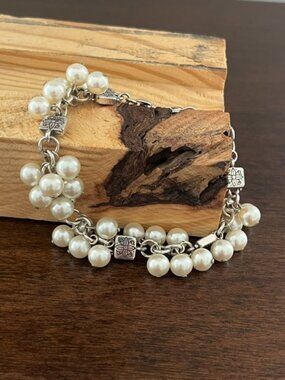 Brighton Pearl Silver Tone Bracelet